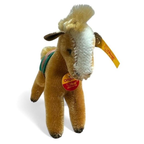 Steiff Mohair Horse Pony Plush Made in Germany NWT - Picture 1 of 11